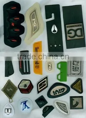 custom pvc rubber jeans patch