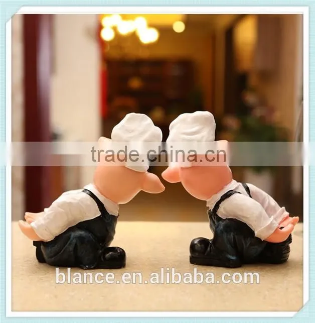 decorative animal resin wine stand pig shape wine bottle holder