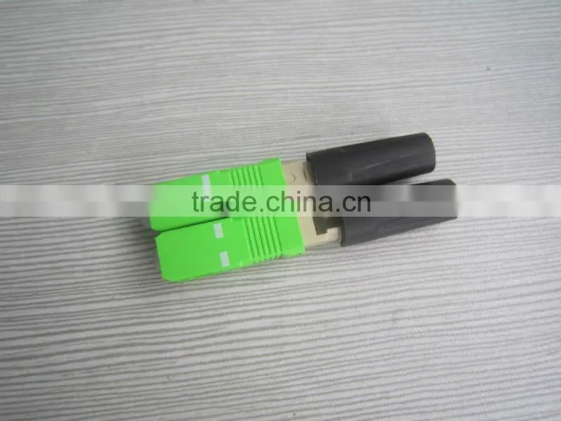 New FTTH sc apc 0.9mm sm fiber optic fast connector
