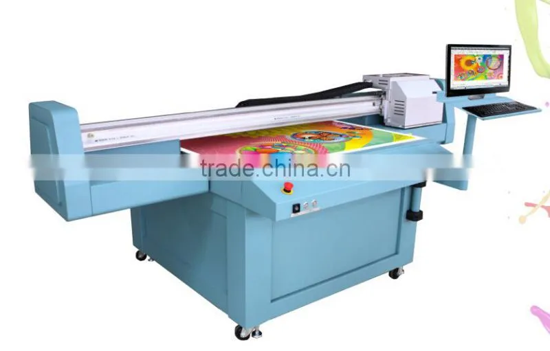 Galaxy UV Printing Machine Flatbed Printer UD-1312UFW with White color (1.3m *1.2m with 2 pcs DX5 Head )