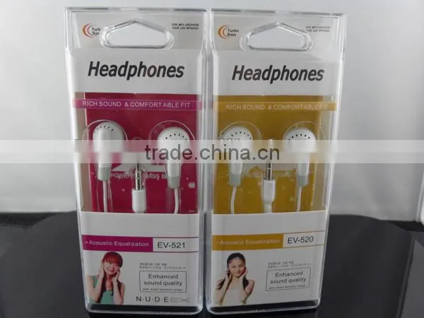 2016 new year gift 10cm wire mobile earphones for promotion