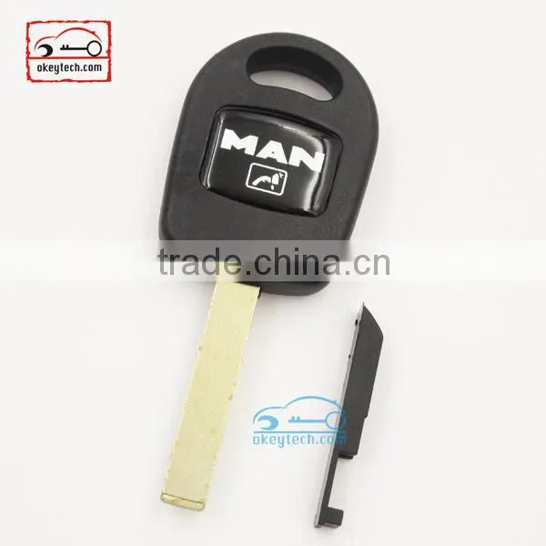Best price car key cover for transponder key for Man transponder key with HU83 blade