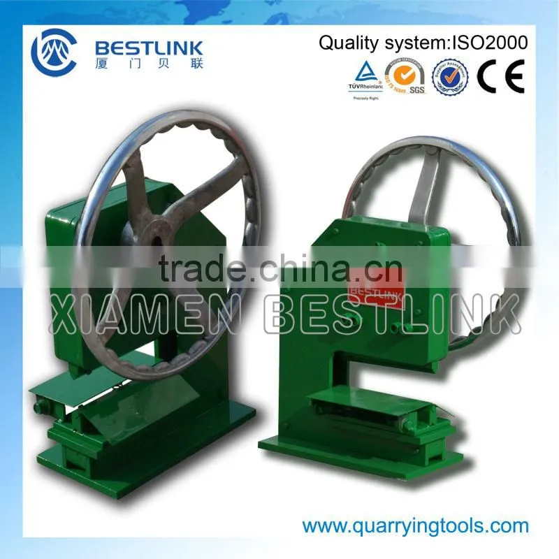 Portable mosaic rock slicing machine