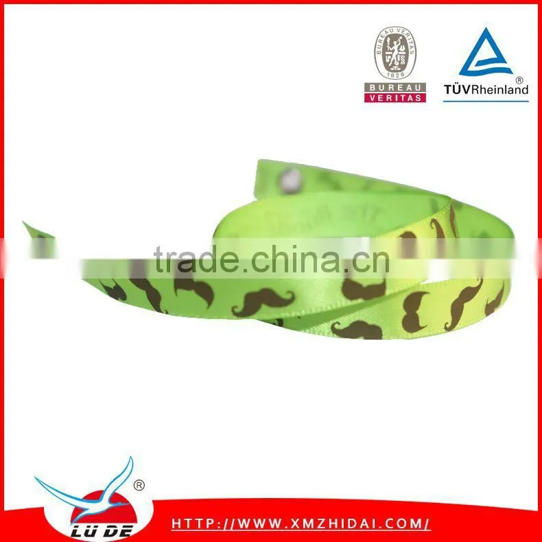 wholesale custom design ribbon bracelets for sale