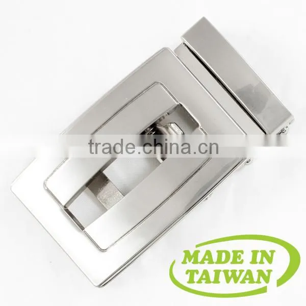 Nickel plated zinc alloy metal belt buckle