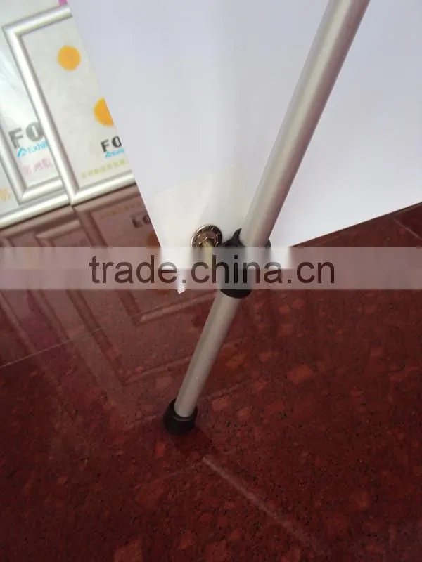 Big Korea X banner stand (aluminum pole)