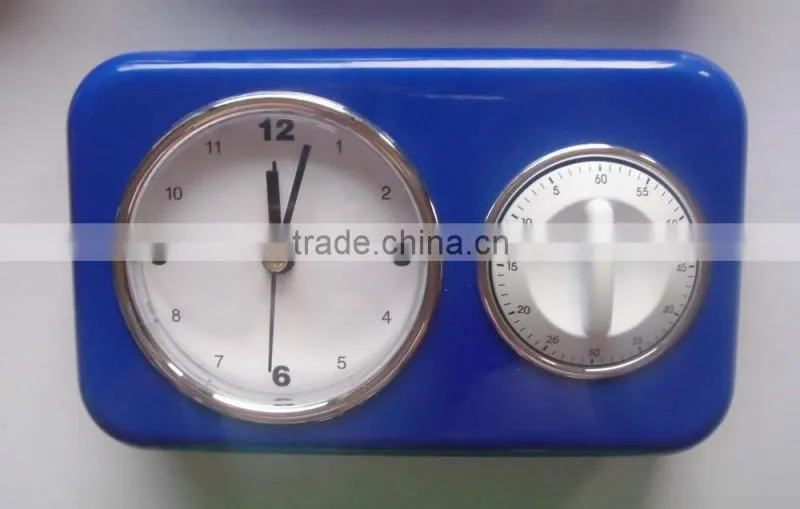 kitchen table alarm clock with timer
