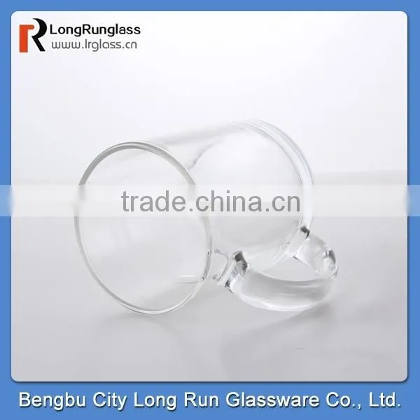 LongRun 10oz mikl glass mug print logo design