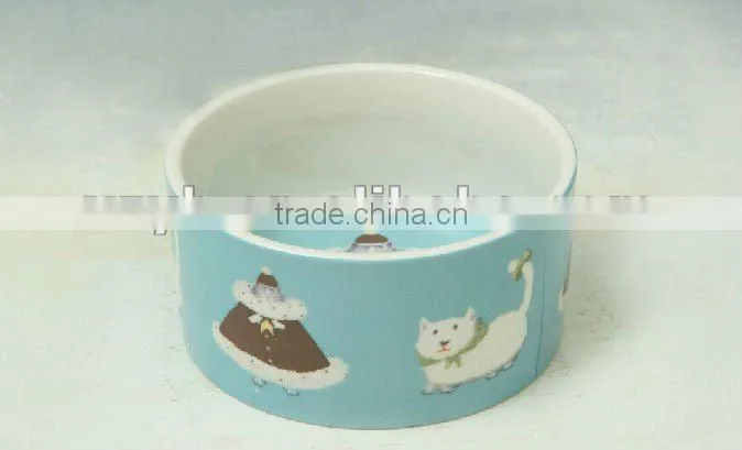 Popular Ceramic Pet Bowl Custom Design Allowed