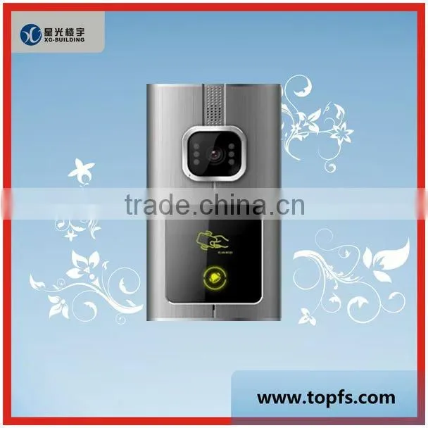 villa video door phone and door station with hand-touch call button
