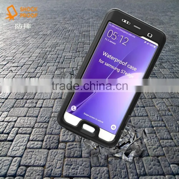 For Samsung Galaxy S7 S7edge Luxury Shockproof Waterproof Phone Cases Powerful Waterproof 6 Colors Avaliable Waterproof Cases