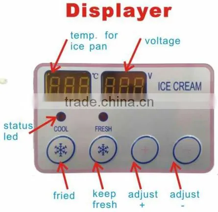 hot sale ice pan ice cream, fried ice cream machine, stir fry ice cream machine