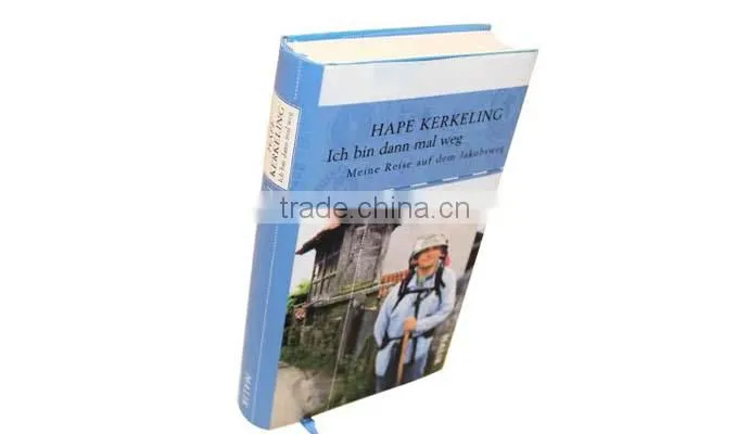 OEM custom book printing service/square back hardback book printing