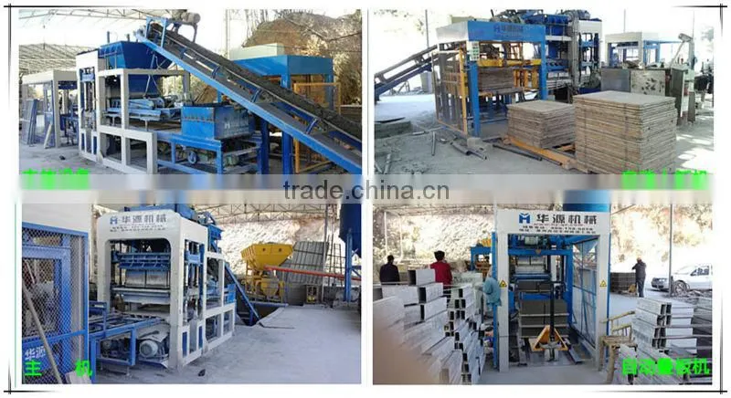 2013 concrete block and hollow block maker machine with high degree of automatic QT6-15