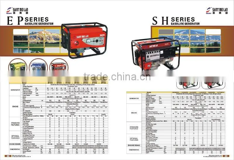 Low fuel 2kva to 12kva gas generator