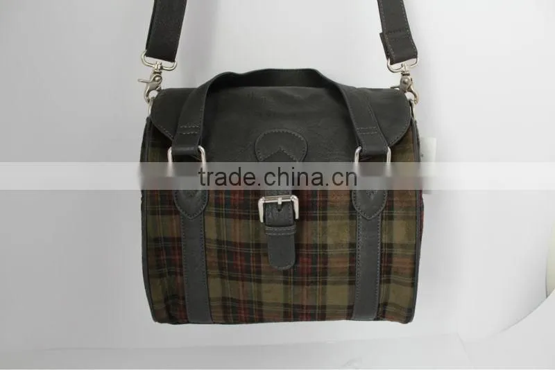 2014 China manufacturer vintage London Women's PU Handbag