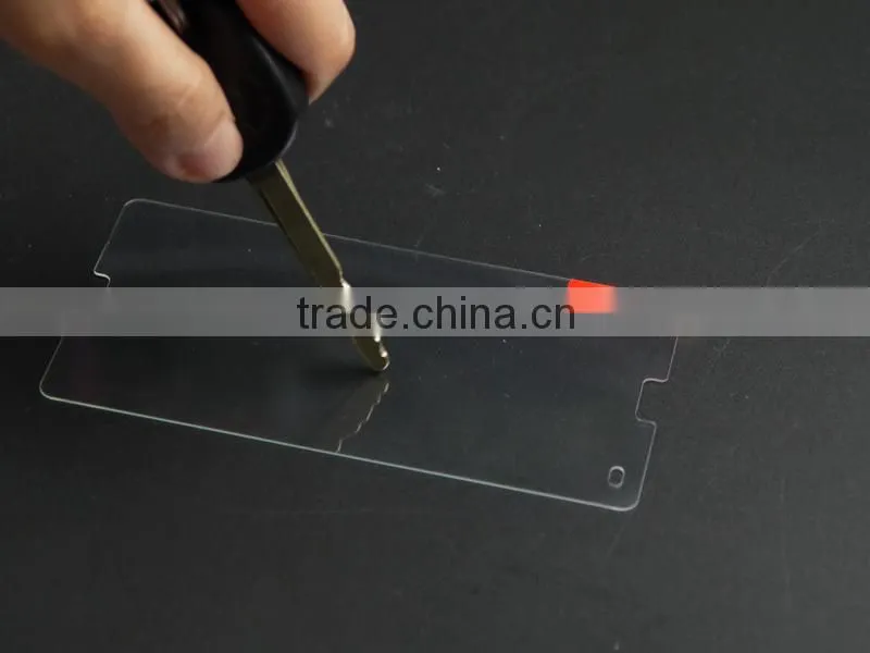 good mobile phone screen protect case for sony z3 mini 99% transparent tempered glass screen protector for sony z3 mini