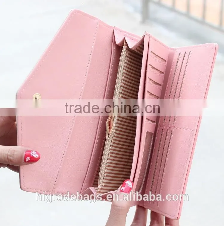 New Fashion Flower Women Wallet 5 Colors Floral Wallet Long Popular Portable Purse Delicate Casual Lady Cash Purse Wallets
