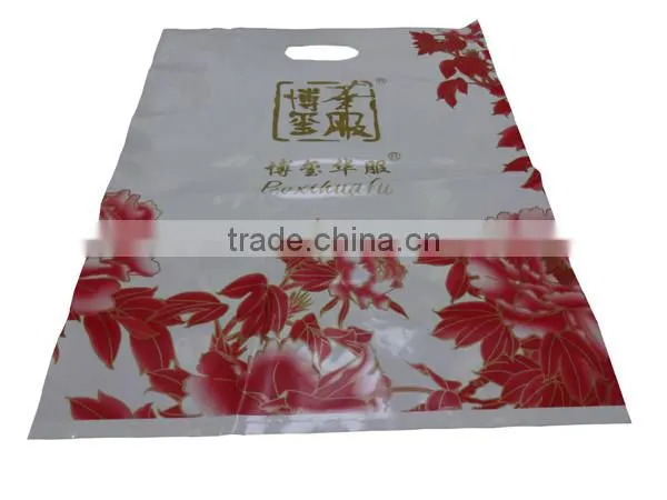 Cheap Custom logo 90 micron plastic bag
