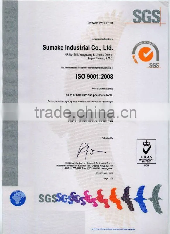 Sumake 3/8" drive Pro composite industrial air drill