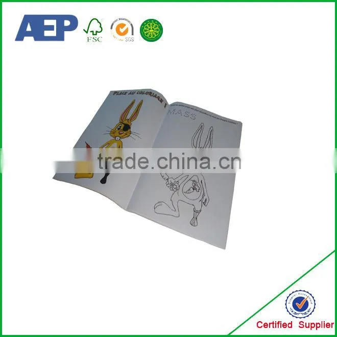 For children use cmyk printing custom coloring cheap child book printing wholesale in China
