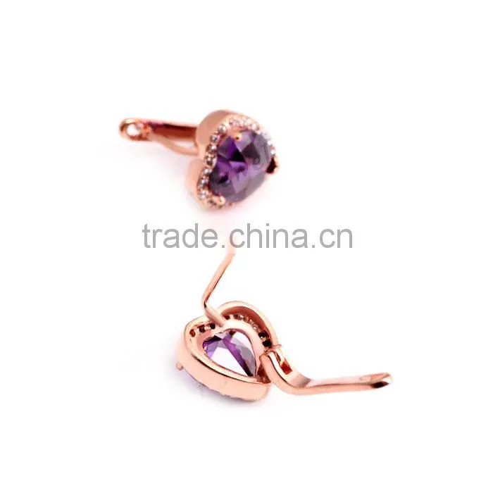 Wholesale 925 sterling silver CZ bridal earrings