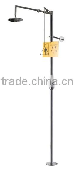 Laboratory Wall Mounted Stainless Steel Safety Shower for Wholesale