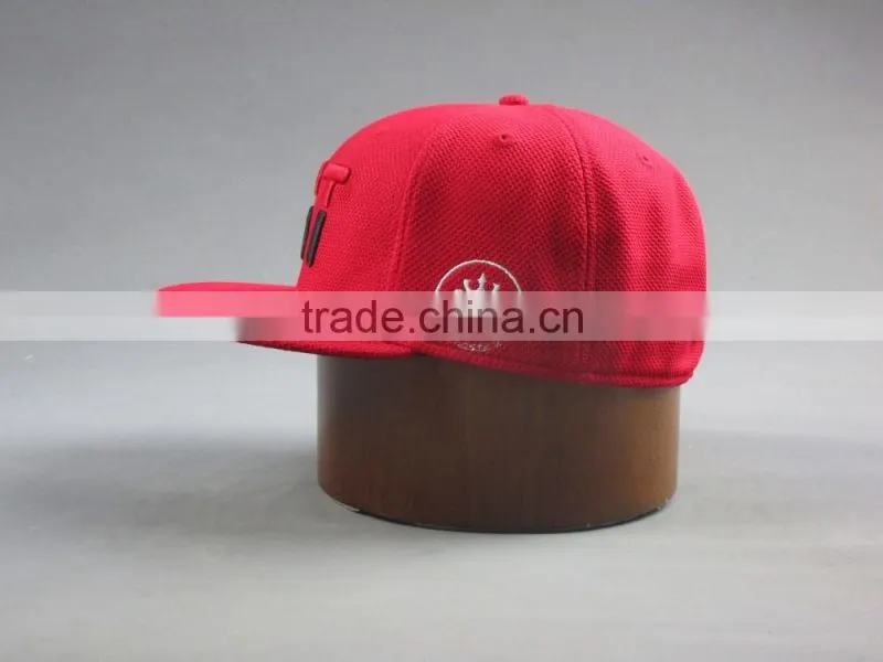 Customer high quality Pineapple net 6- panel snapback hat with 3D Embroidered Patch