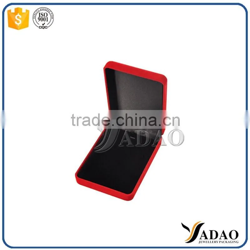 Elegant Design Professional flocking jewelry packing boxes