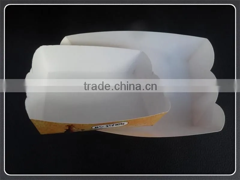 Custom Printed FDA Food Grade Paper French Fries Tray
