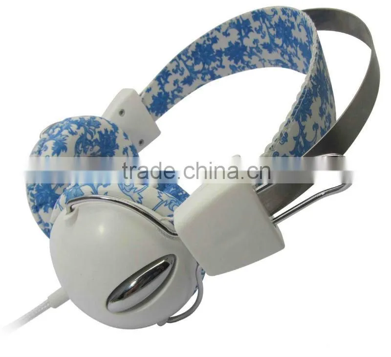 VCOM Brand Beautiful 3.5mm Stereo Sport Headphones