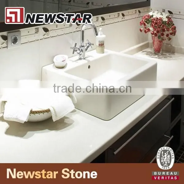 Newstar hotsell white quartz vanity tops