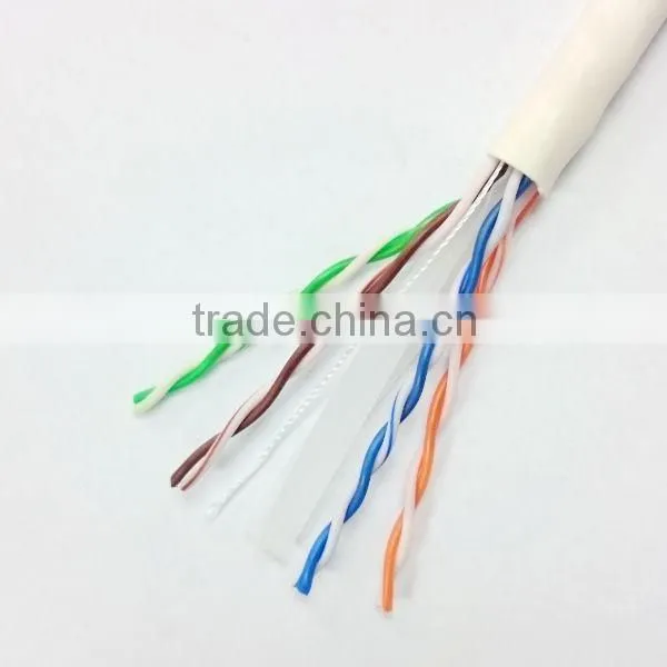 Factory sale CAT6 Lan Network cable UTP Pure copper 23AWG cable with competetive price