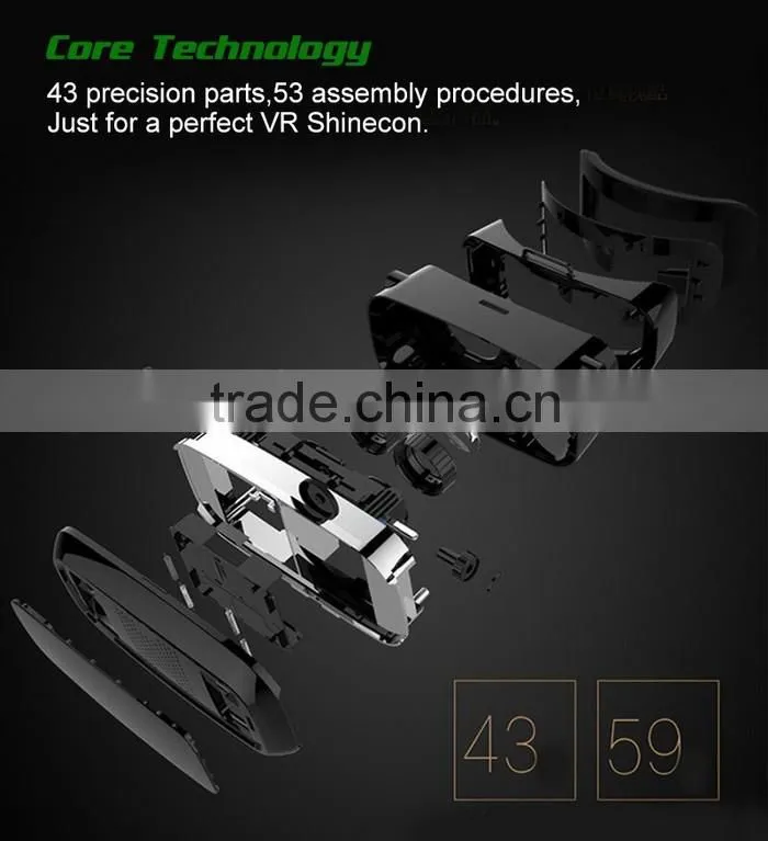 VR SHINECON 3D VR Glasses with B100 Remote Control VR SHINECON 3D VR Glasses with B100 Remote Control