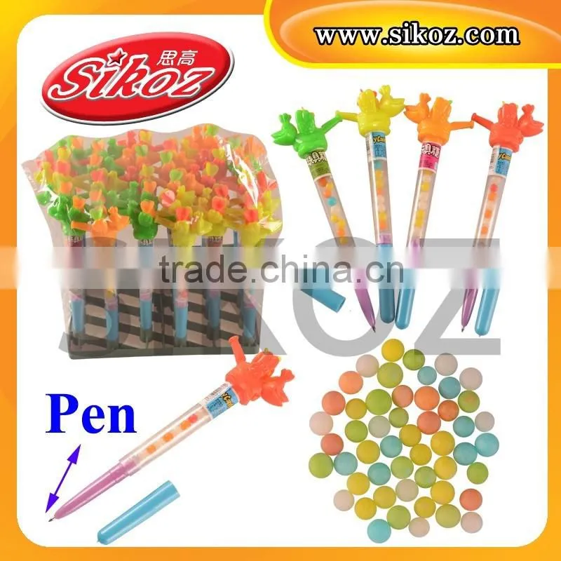 SK-T369 pen with whistle toy candy
