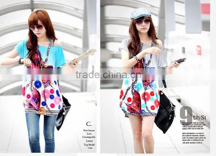 ladies T-shirt skirt skirt casual dresses stock free size