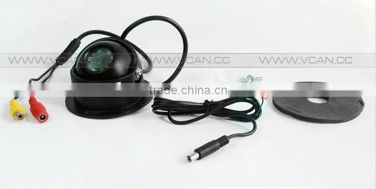Car small hidden waterproof IR reversing rearview backup camera CA-3300-9