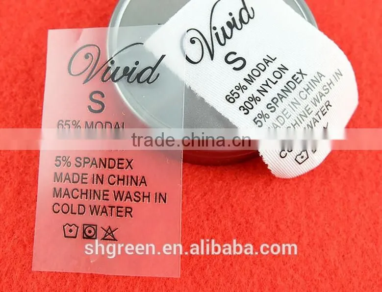 Factory-making flock heat transfer labels