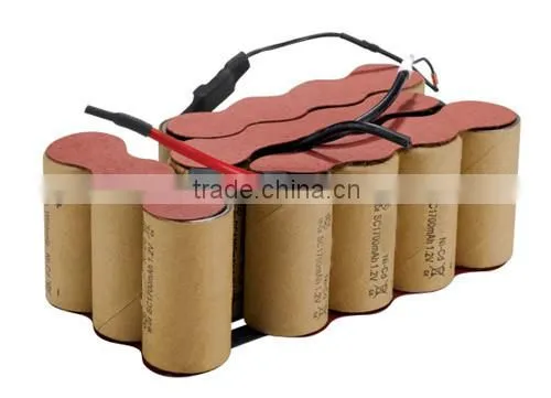 rechargeable nickel cadmium battery pack SC 1700mah 18v for power tool