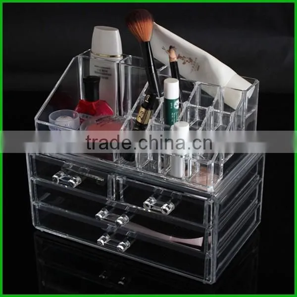 High Clear Custom Acrylic Make Up Display Stand