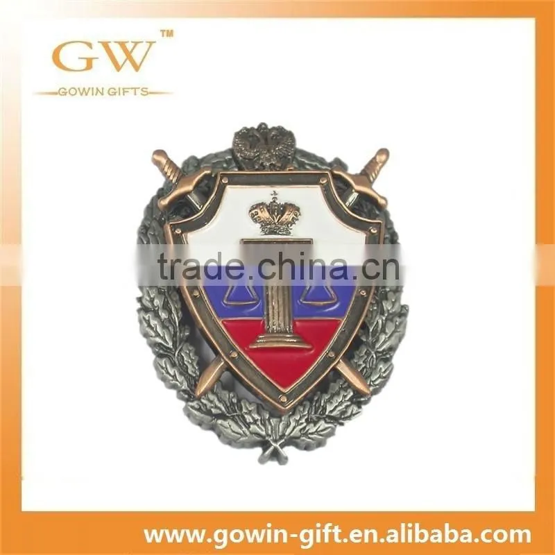 metal flower lapel pin