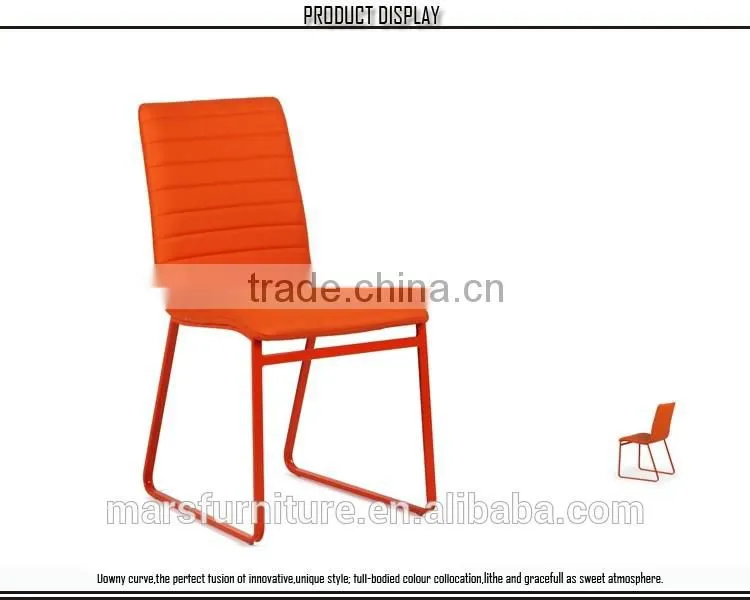 Metal leather modern bar pu chair for sale