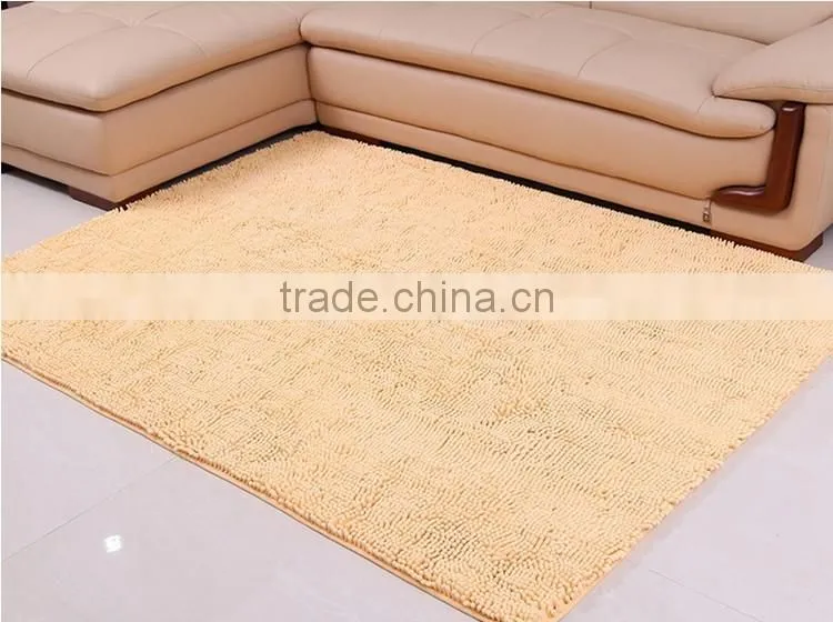 machine tufted microfiber chenille mat