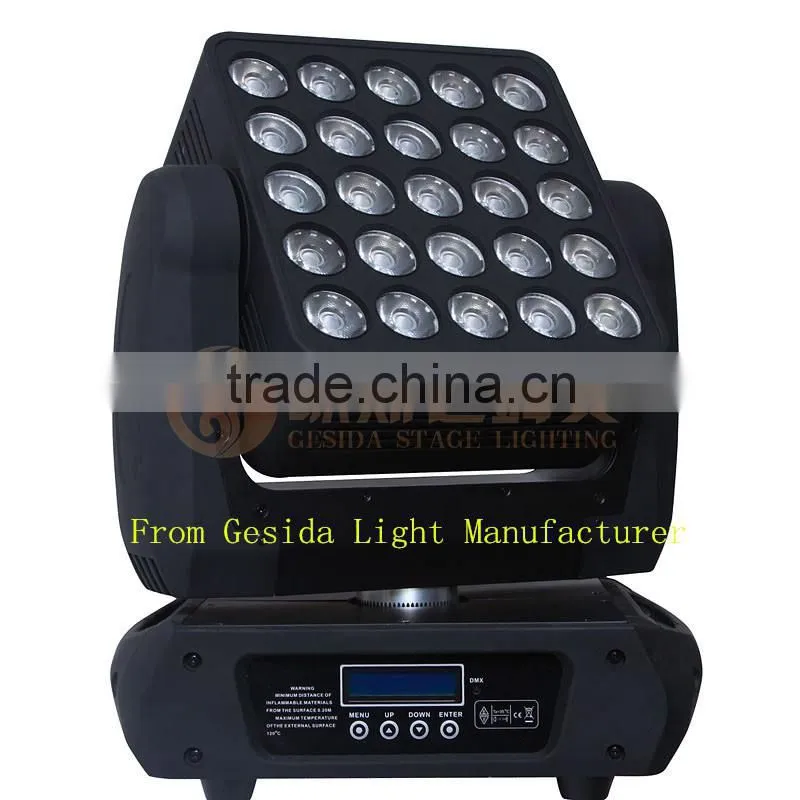 25pcs led matrix moving head light matrix beam led