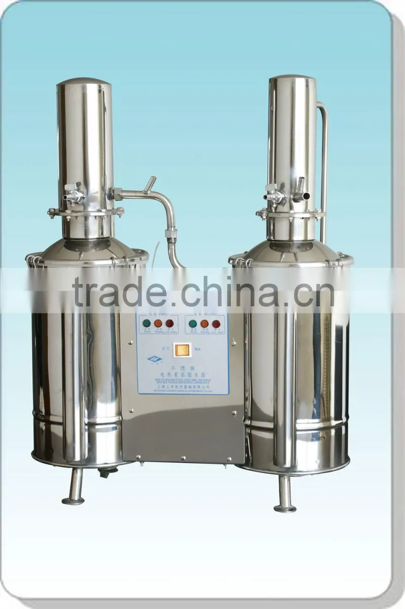 Automatic double distillation water distiller