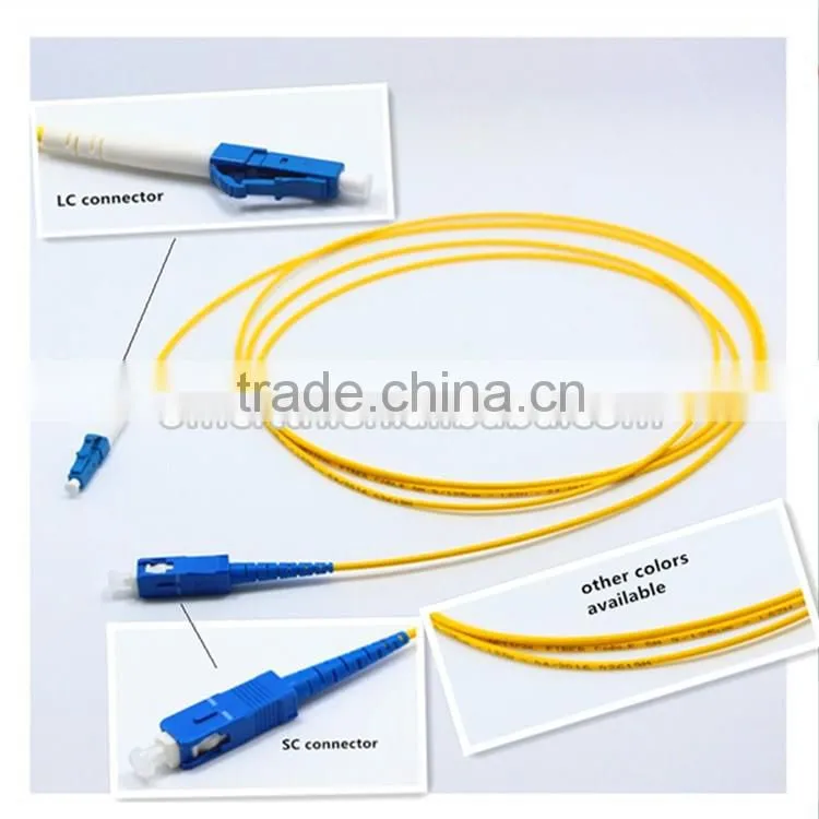 best selling Chinese products LC-SC hybrid fiber optic simplex patch cord from factory