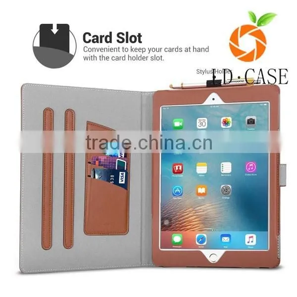 Slim Smart Cover Stand Leather Case for Apple /Samsung Ipad tablet case