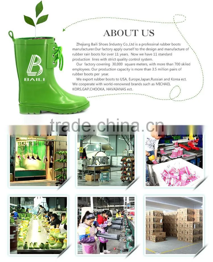 2016 Top quality Home-use Environmental white rain boots