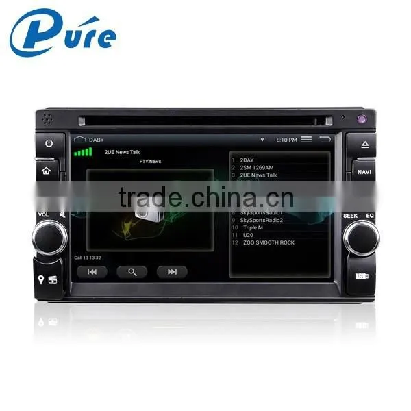 2016 new design automatic 800*480 6.2 inch capacitive touch screen 2 din car dvd player with Android5.1.1 system