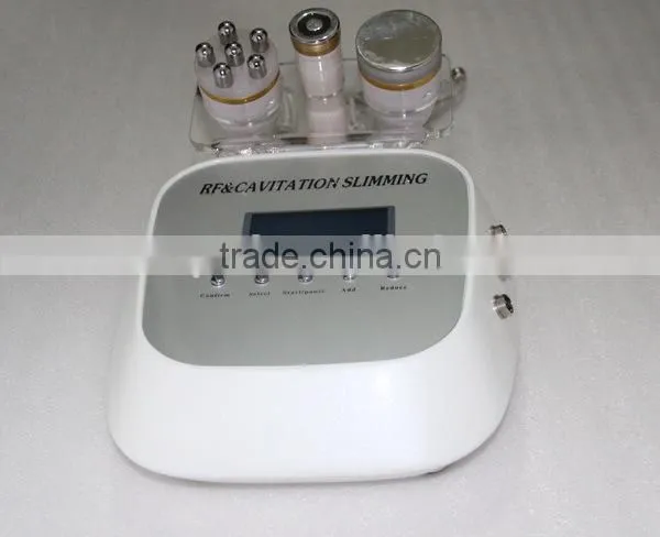 Home design portable rf cavitation slimming beauty product with 5mhz multipolar rf,5mhz bipolar rf and 40k cavitation